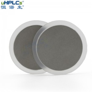 恒譜生HPLC在線過(guò)濾器PCTFE不銹鋼篩板液相色譜濾膜，OD22.4*ID19.0*H1.6