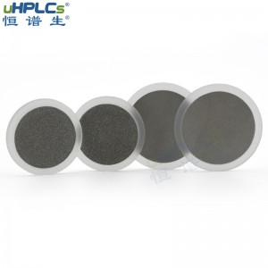 恒譜生超高壓PCTFE液相色譜耗材不銹鋼在線過濾器篩板，OD6.4*ID1.6*H1.6